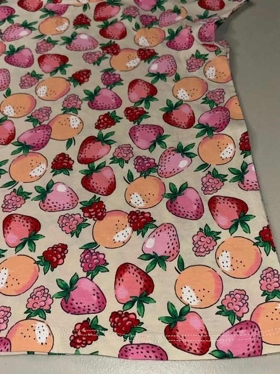 H&M Girls Fruit Pattern Tee - Pink, Peach & Red - Picture 5 of 5